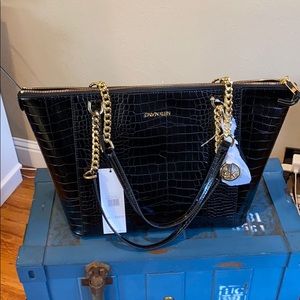 Calvin Klein black/gold style  NWT$228 purse